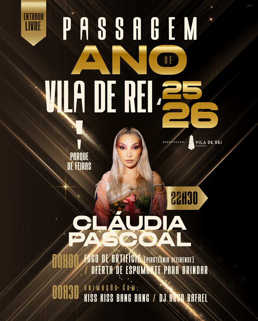 Cláudia Pascoal e Kiss Kiss Bang Bang festejam entrada em 2026