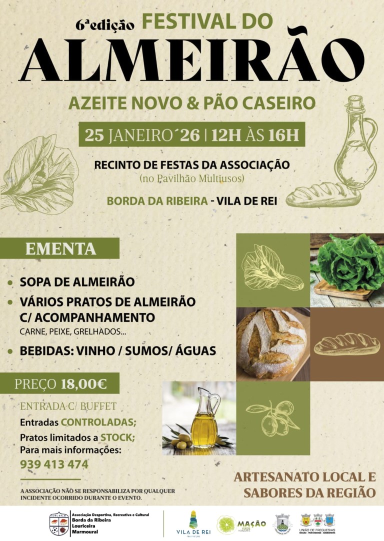 Festival do Almeirão, Azeite novo & Pão Caseiro