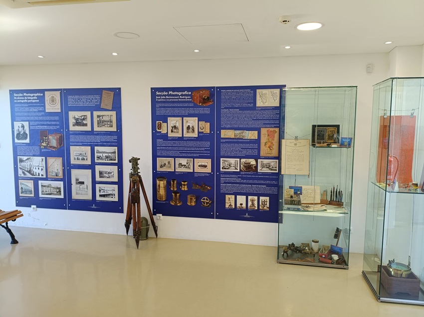 Interior do Museu de Geodesia