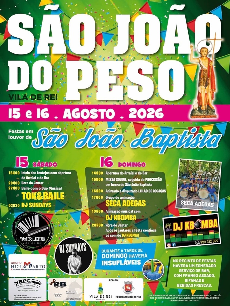 Festas em louvor de S. João Batista
