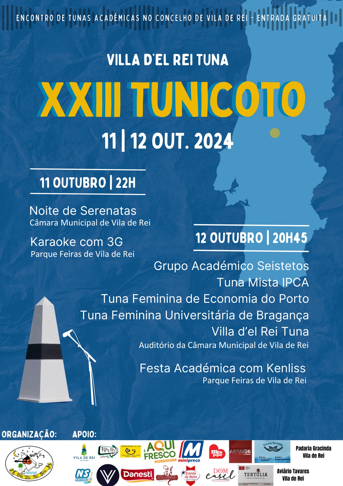 Cartaz do Encontro de Tunas