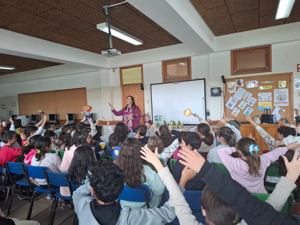 Apresentação da obra na Biblioteca Escolar