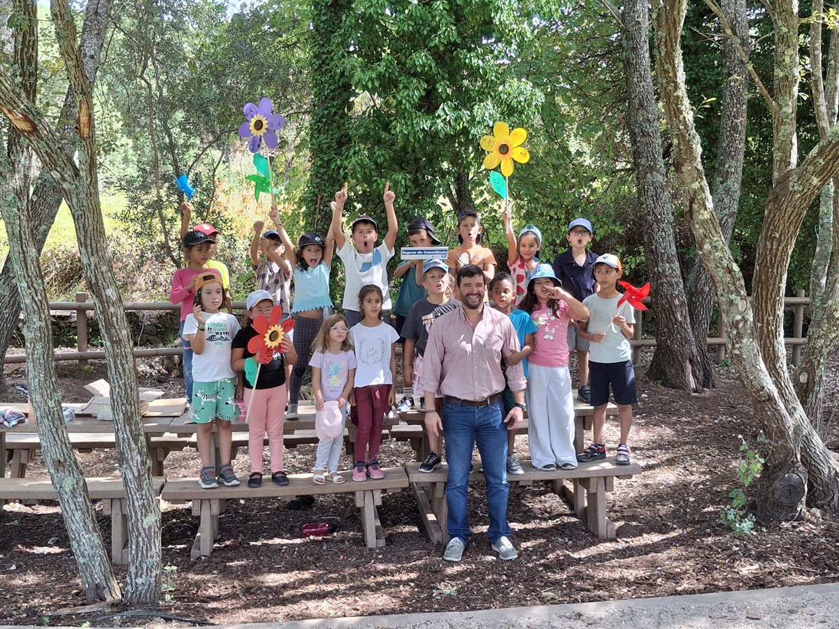 Crianças na atividade