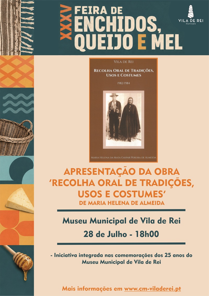 Museu Municipal recebe apresentação da obra "Recolha Oral de Tradições, Usos e Costumes"