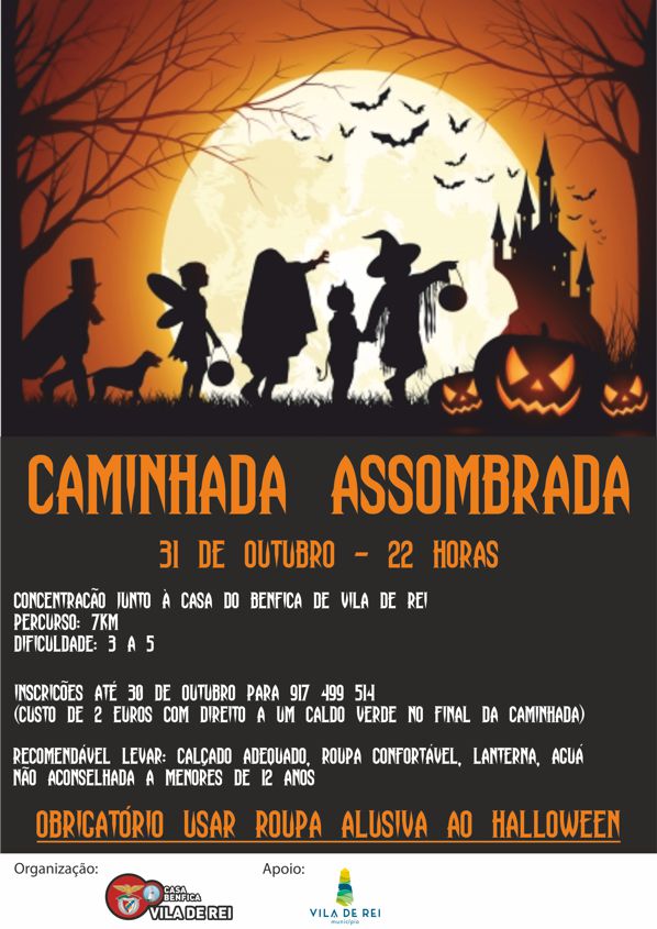 caminhada halloween
