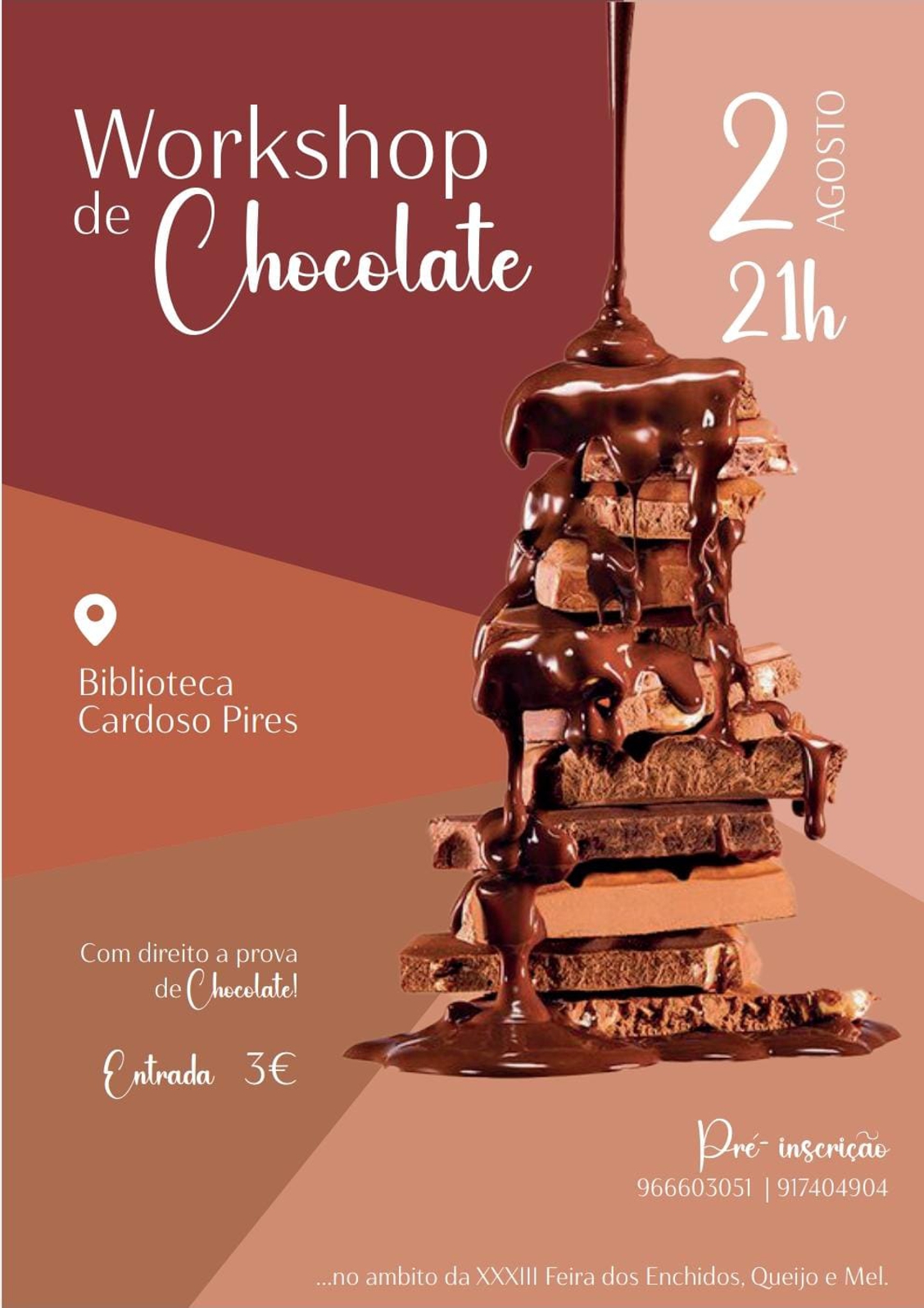 Cartaz workshop chocolate