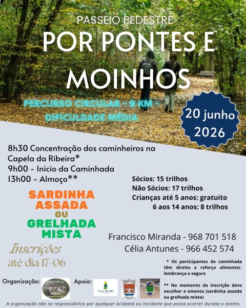 Passeio Pedestre 'Por Montes e Moinhos'